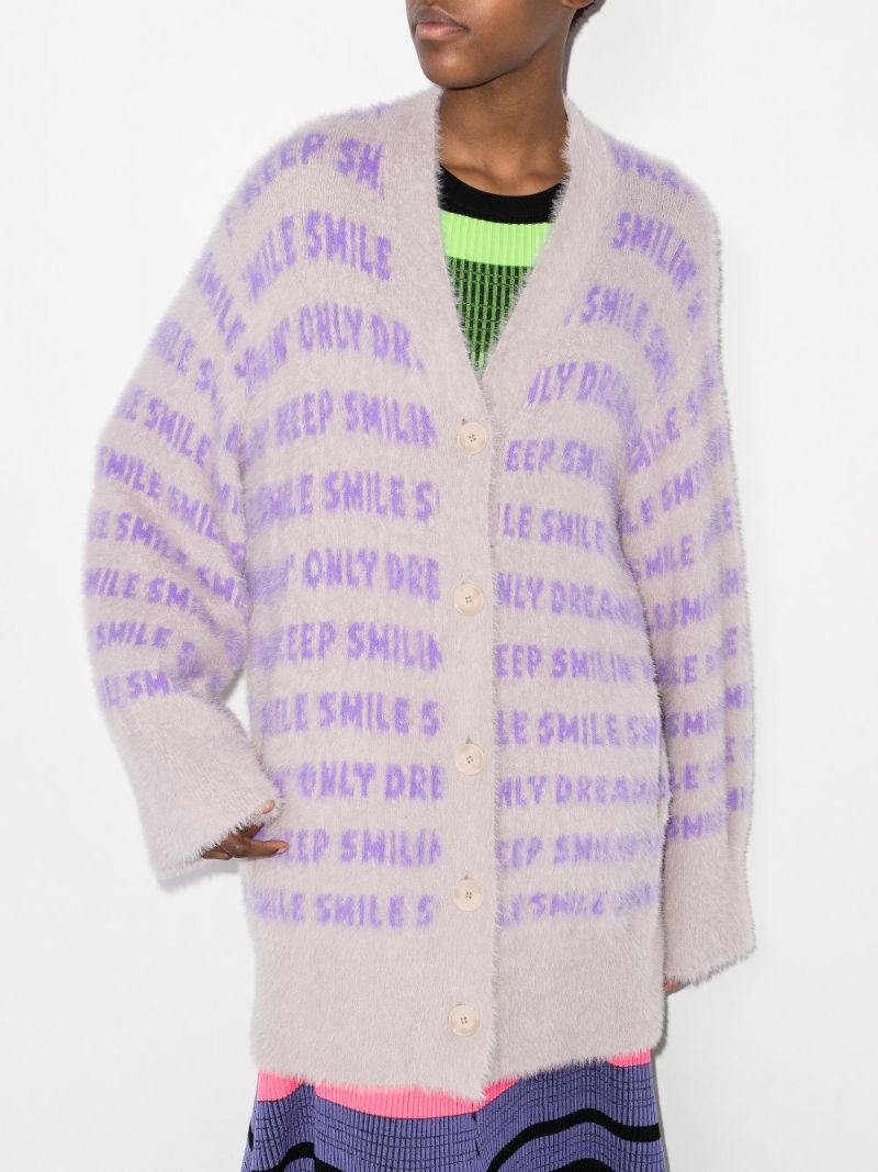 Jacquard Knit Cardigan