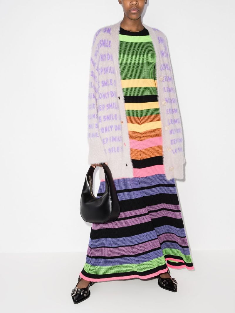 Jacquard Knit Cardigan