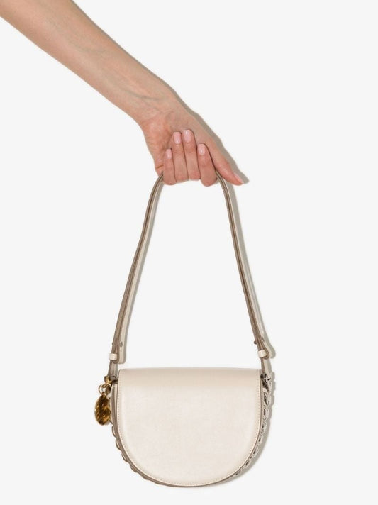 Neutral Frayme Mini Shoulder Bag