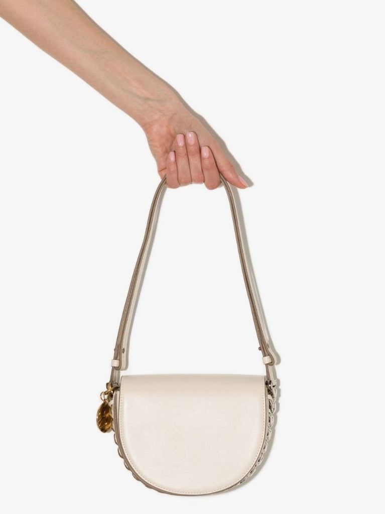 Neutral Frayme Mini Shoulder Bag