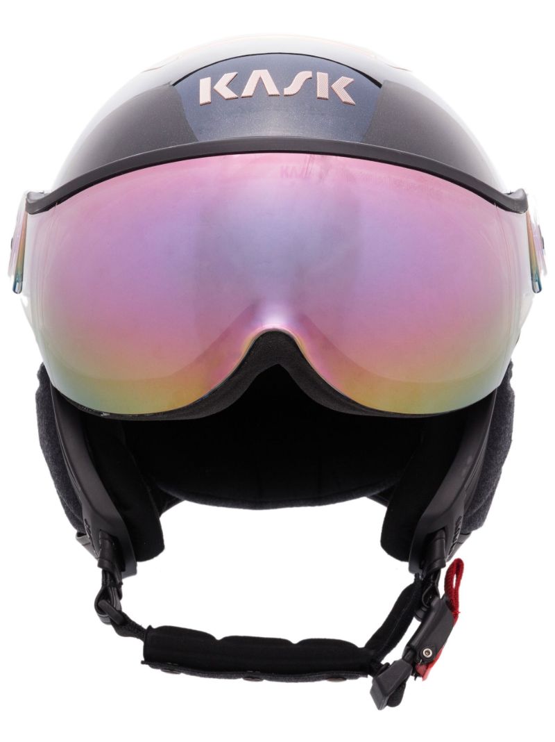 Black Piuma-r Chrome Ski Helmet
