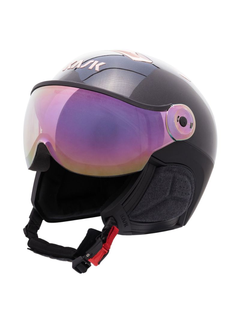 Black Piuma-r Chrome Ski Helmet