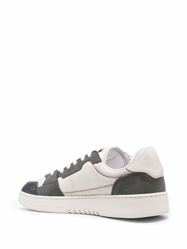 White Dice Lo Leather Sneakers