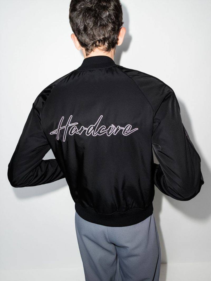 Hardcore Logo Bomber Jacket