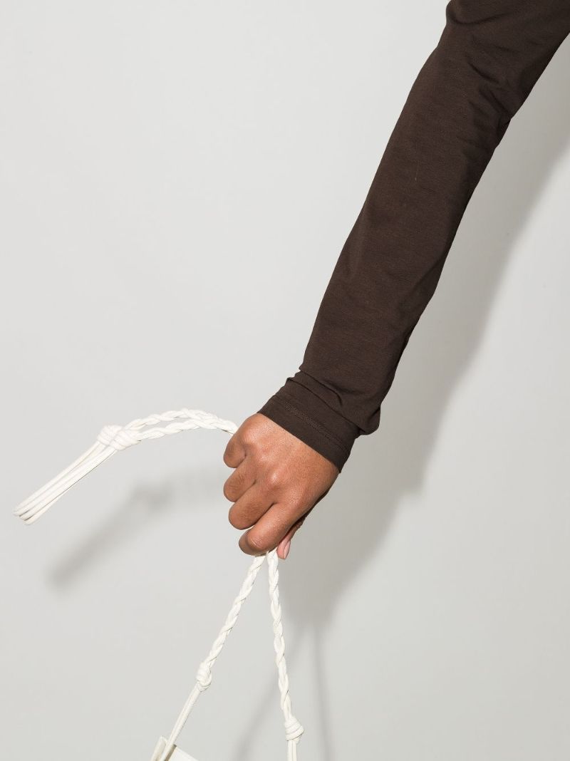 Roll-neck Cotton Top