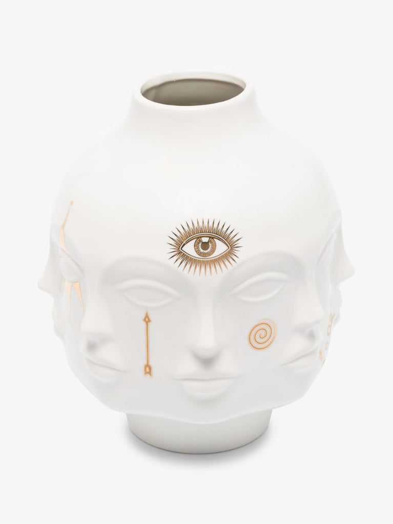 White Gilded Dora Maar Vase