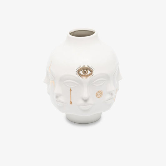 White Gilded Dora Maar Vase