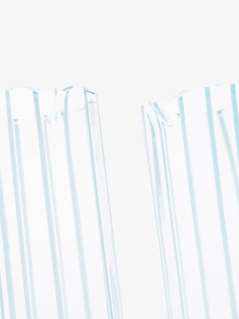 Blue Cabana Glass Pitcher