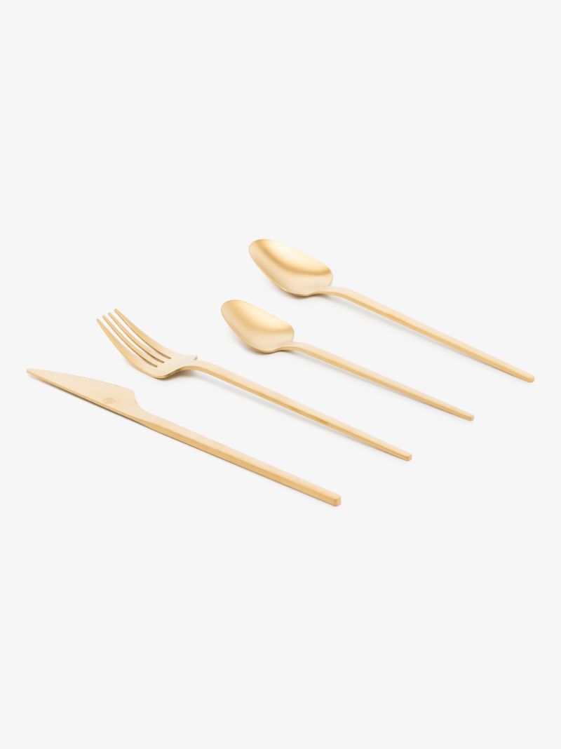 Gold Tone Vienna Cutlery Set