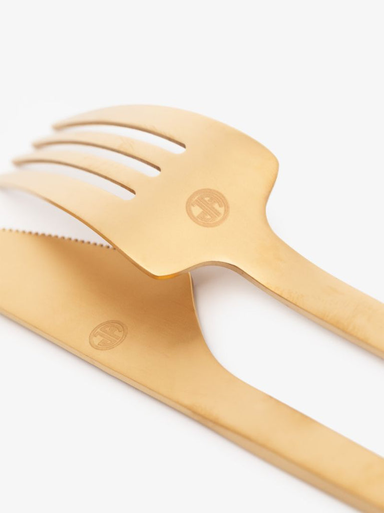 Gold Tone Vienna Cutlery Set