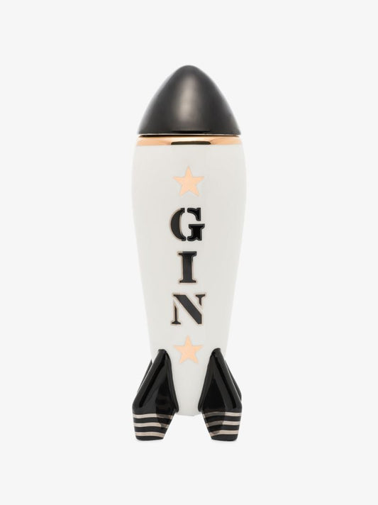 White Ceramic Rocket Gin Decanter