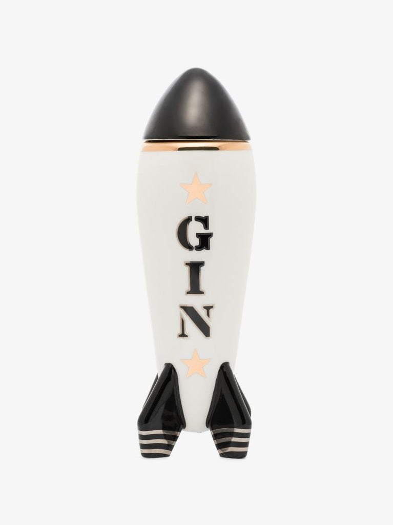 White Ceramic Rocket Gin Decanter