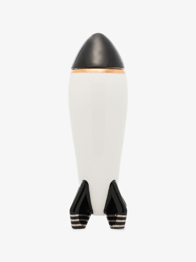 White Ceramic Rocket Gin Decanter