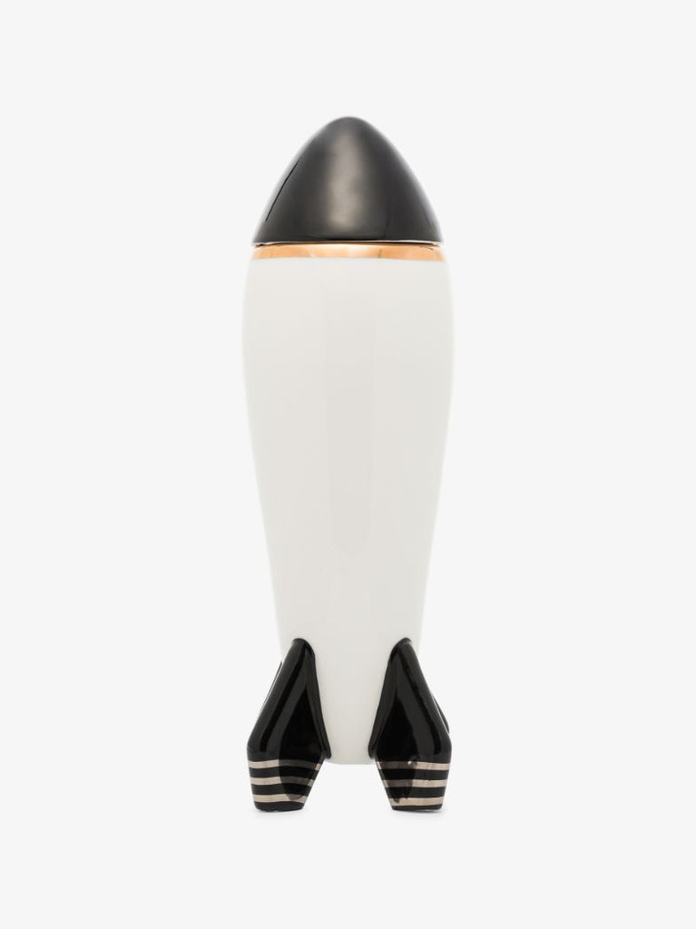 White Ceramic Rocket Gin Decanter