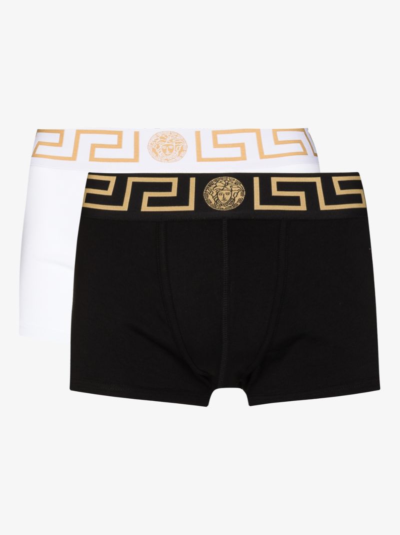 Greca Border Boxer Briefs Set
