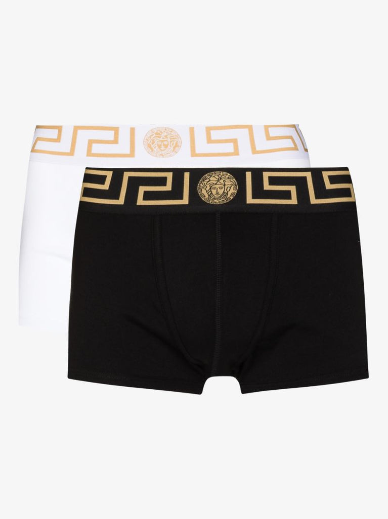 Greca Border Boxer Briefs Set
