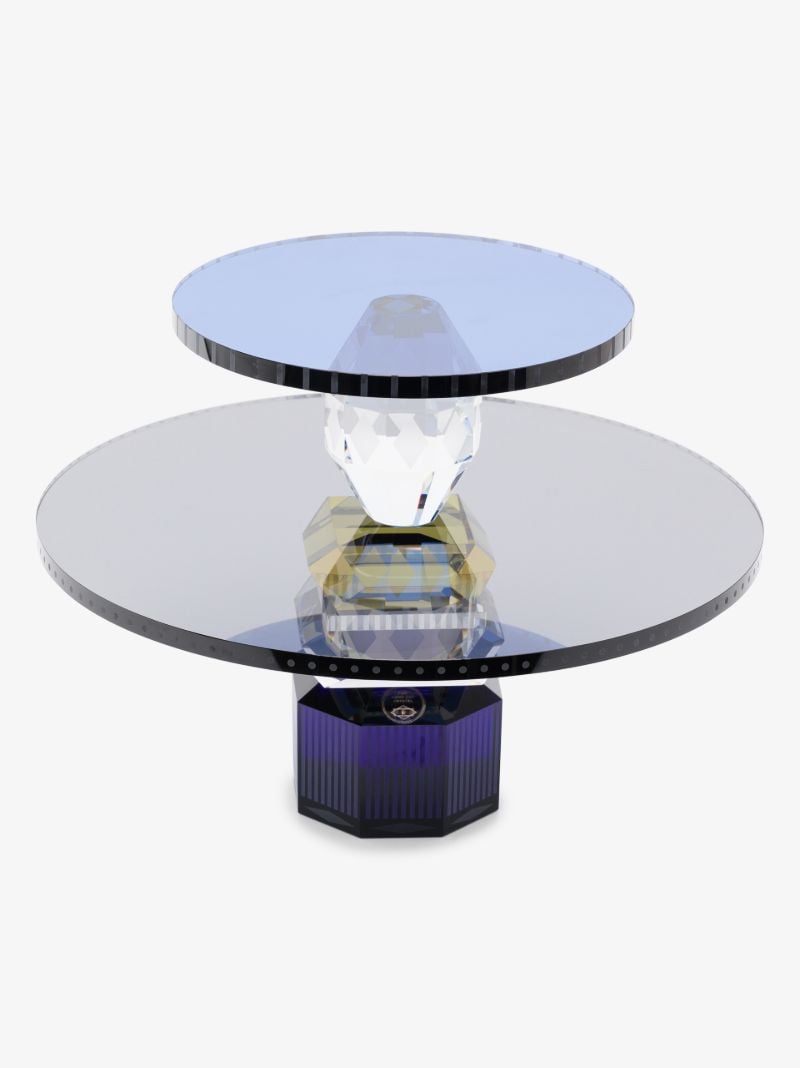 Blue Dallas Crystal Tray