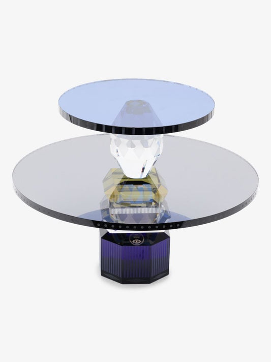 Blue Dallas Crystal Tray