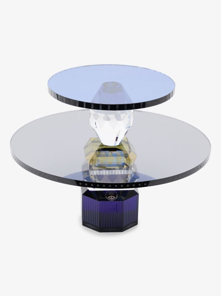 Blue Dallas Crystal Tray