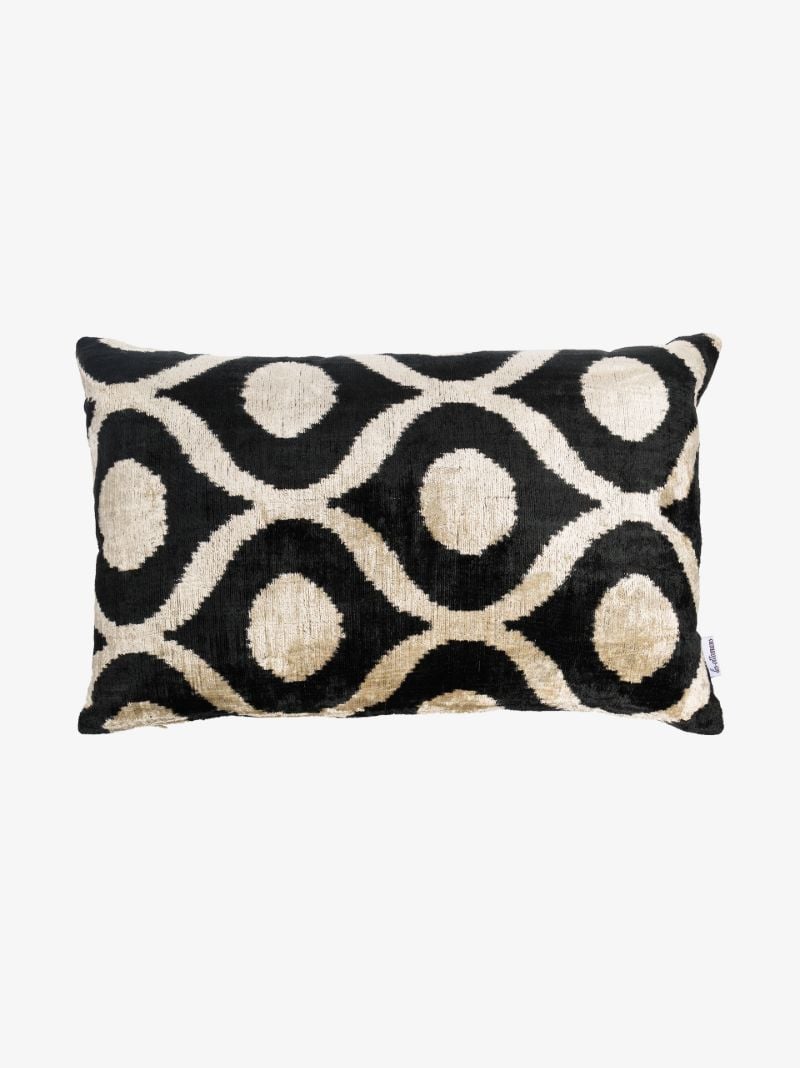 Neutral Reversible Silk Cushion