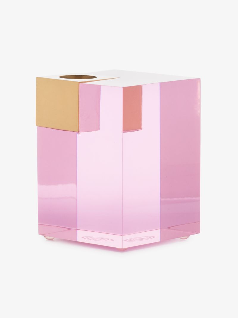Pink Monte Carlo Candle Holder