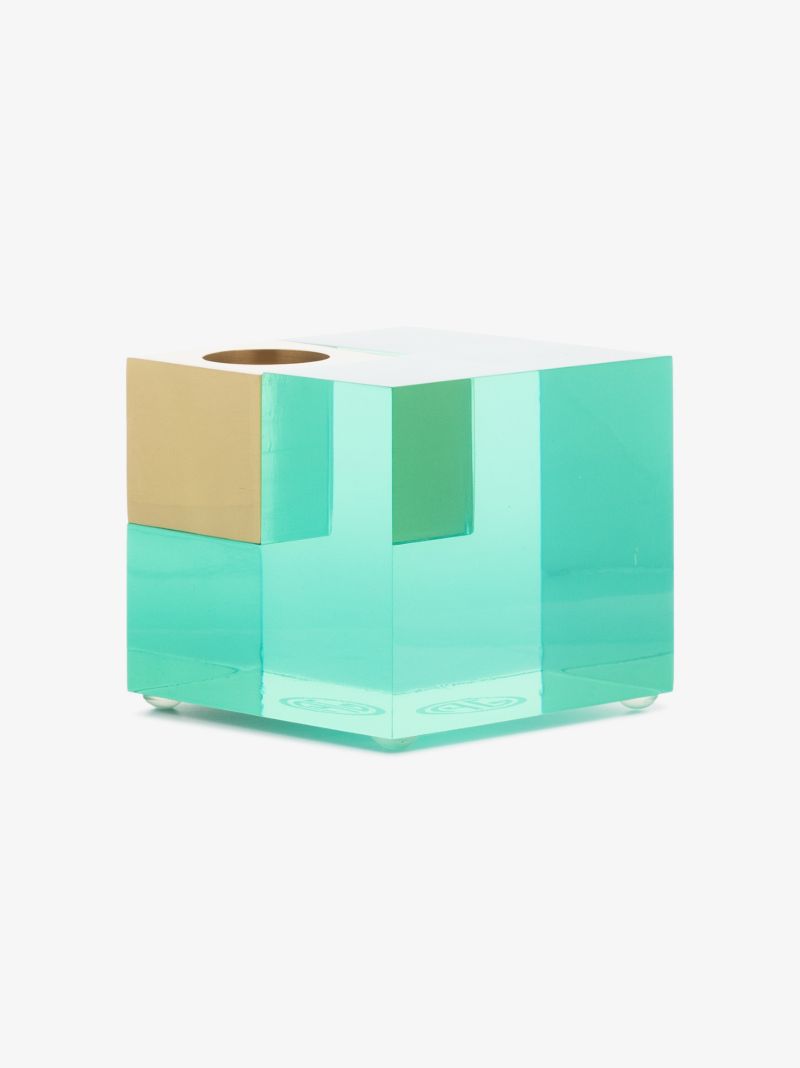 Green Monte Carlo Small Candle Holder