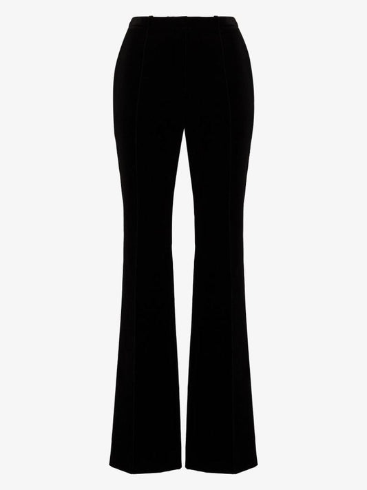 Slim Leg Velvet Trousers