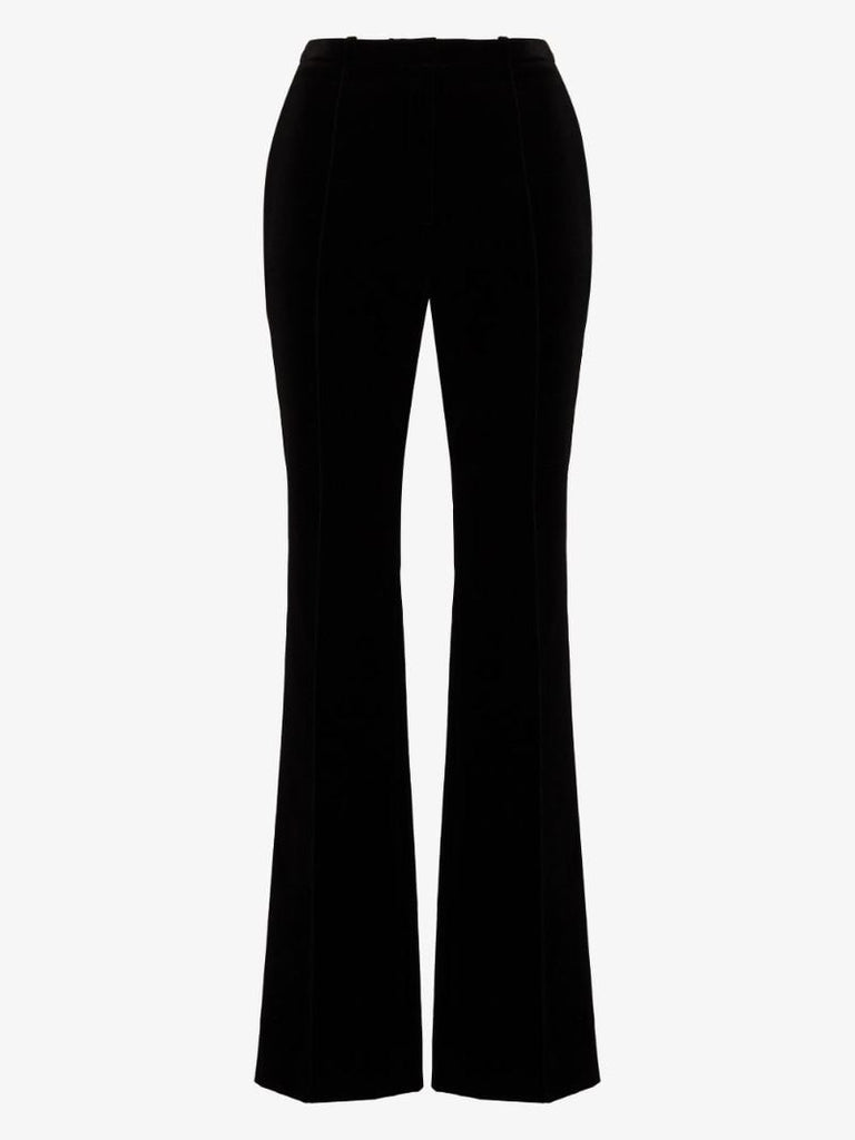 Slim Leg Velvet Trousers