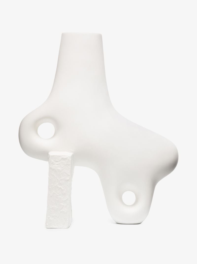 White Paradox Large Ceramic Vase