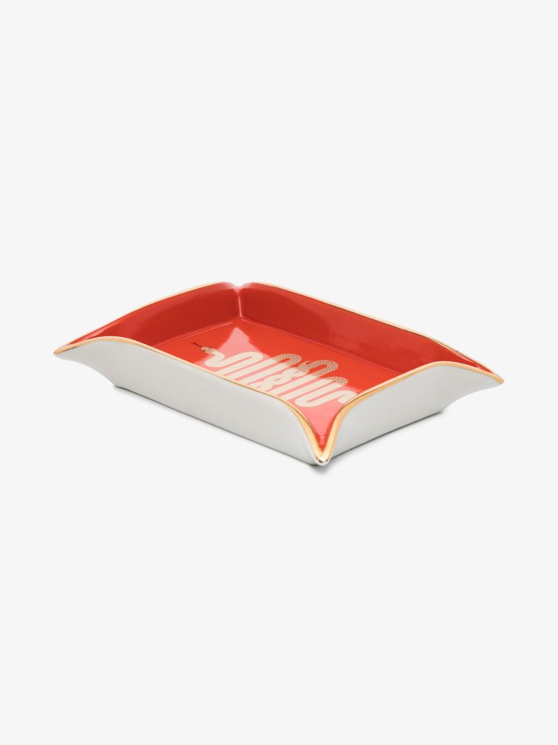 Red Snake Valet Tray