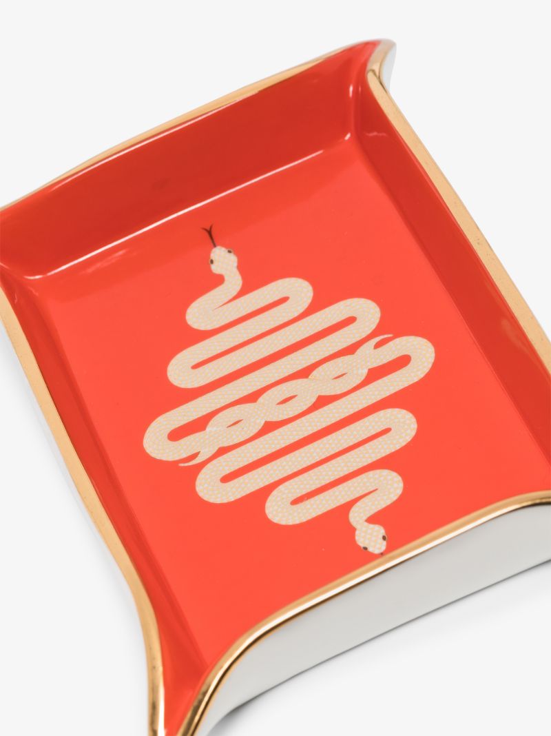 Red Snake Valet Tray