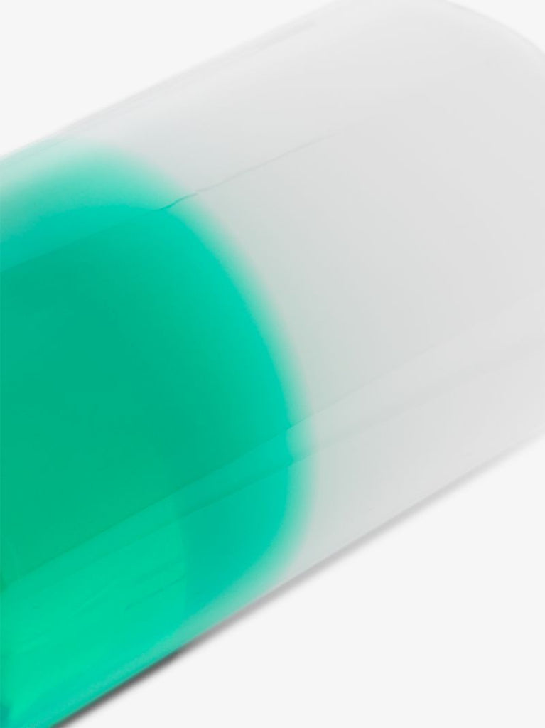 Green and White Large Pill Ornament