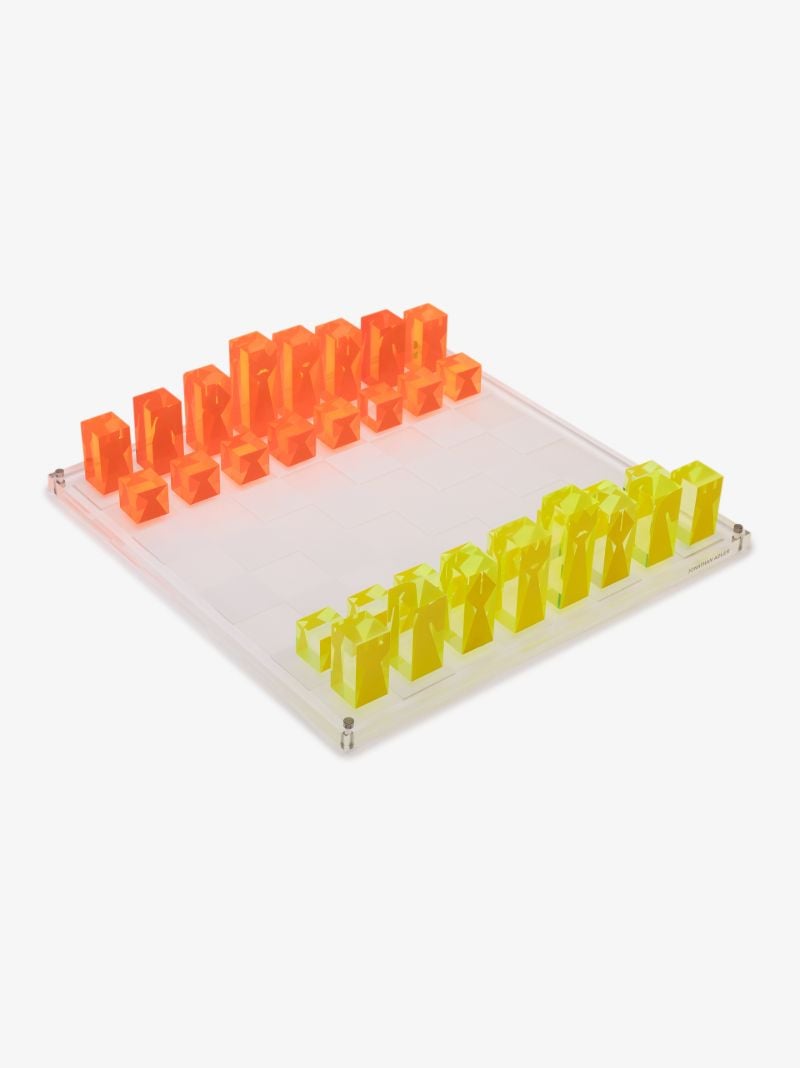 Clear Acrylic Chess Set