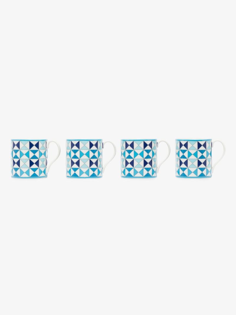 Blue and White Sorrento Mug Set