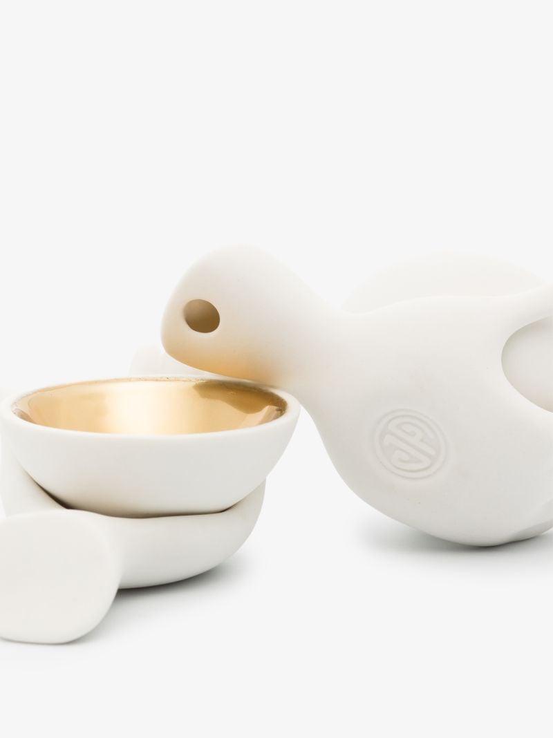 White Eve Salt and Pepper Cellars