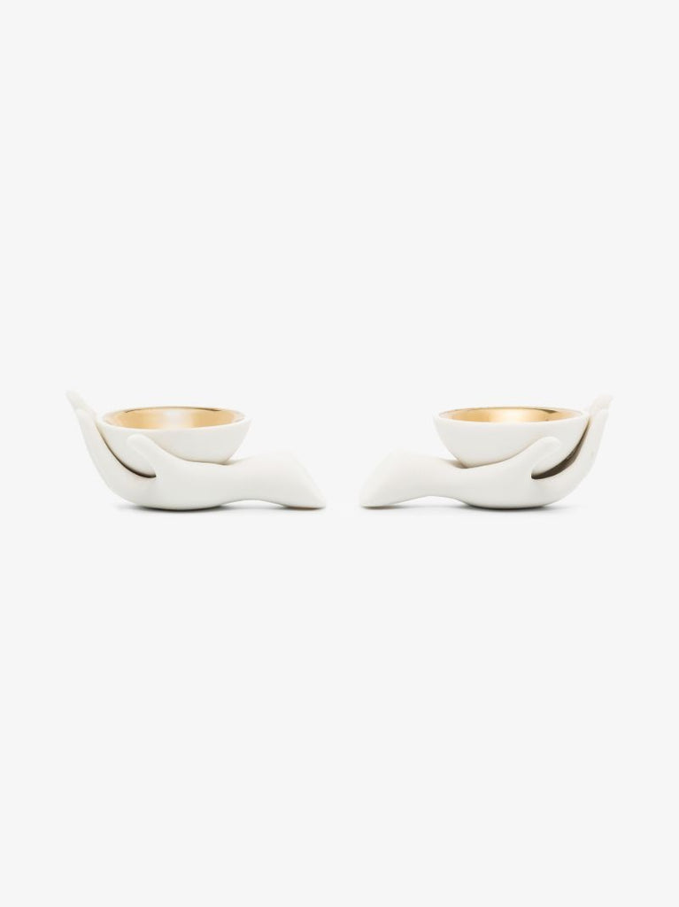 White Eve Salt and Pepper Cellars