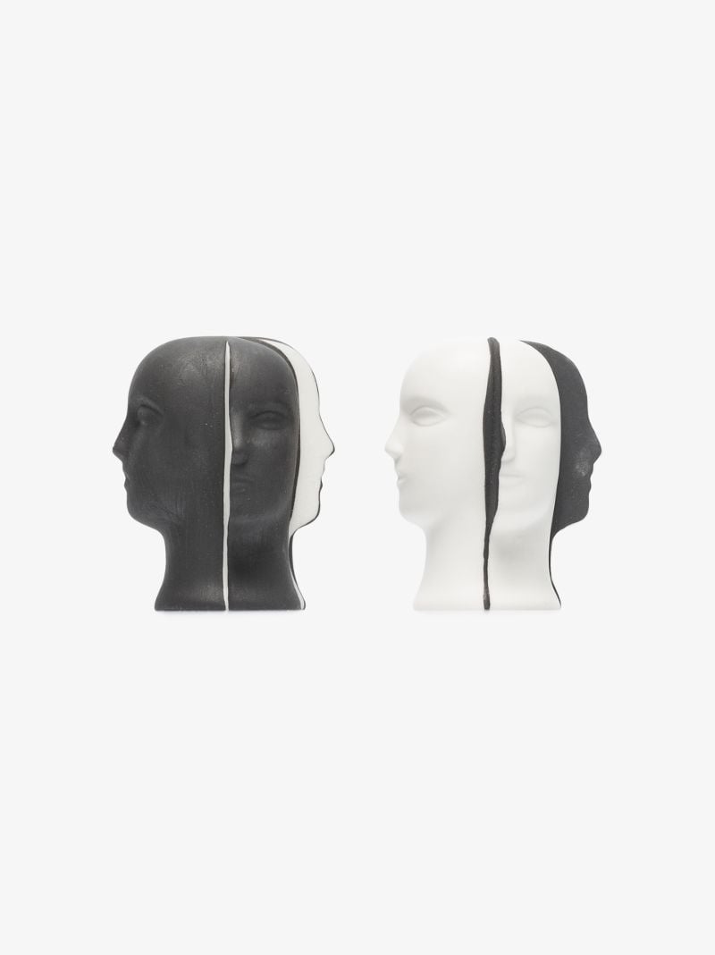 Black and White Atlas Salt and Pepper Set