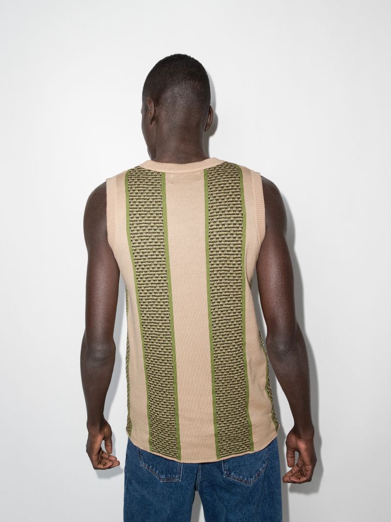 Stripe Wool Sweater Vest