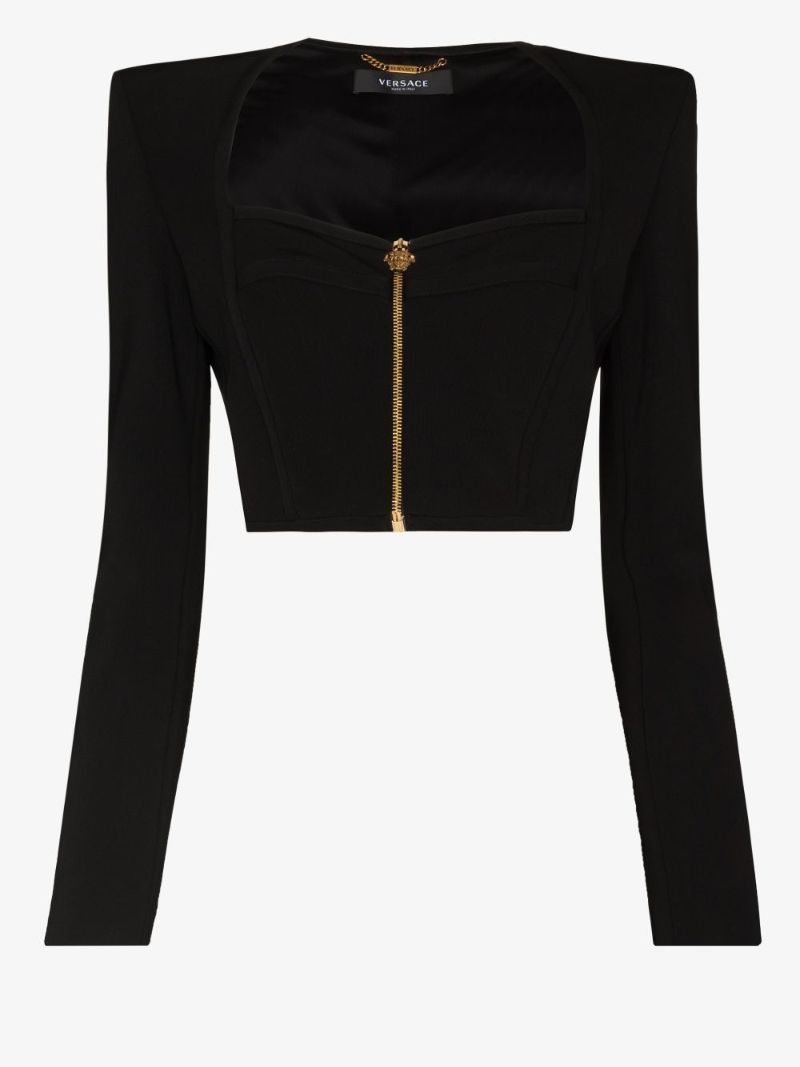 Zip-up Cropped Jacket