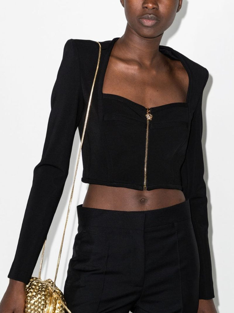 Zip-up Cropped Jacket