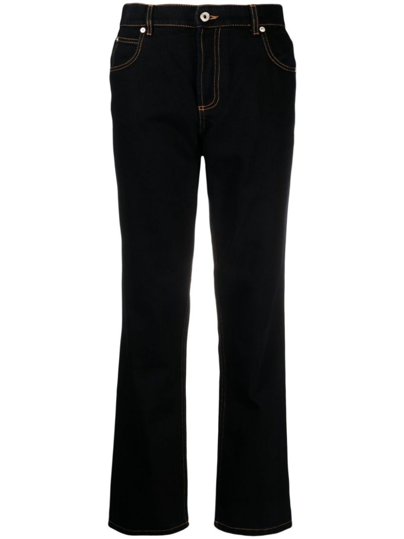 Anagram Pocket Straight Leg Jeans