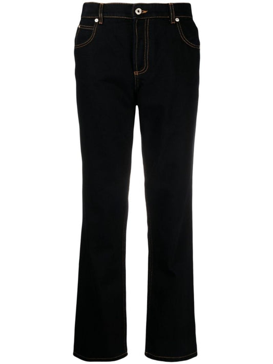 Anagram Pocket Straight Leg Jeans
