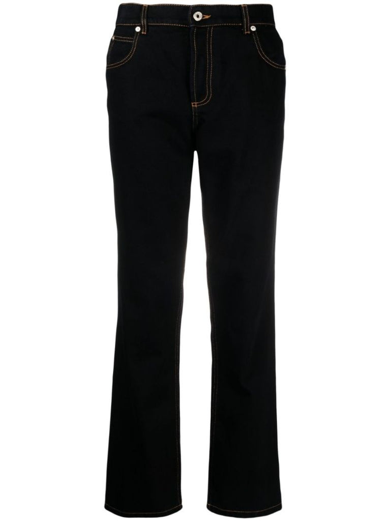 Anagram Pocket Straight Leg Jeans