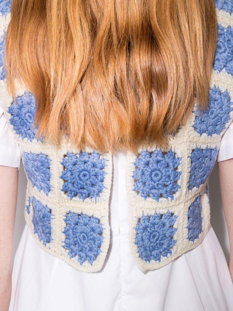 Morpheus Crochet Bodice Midi Dress