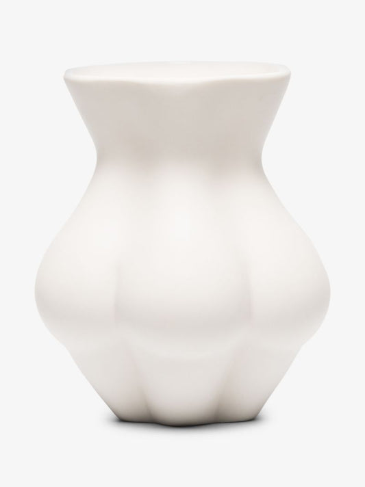 White Kiwis Derriere Vase