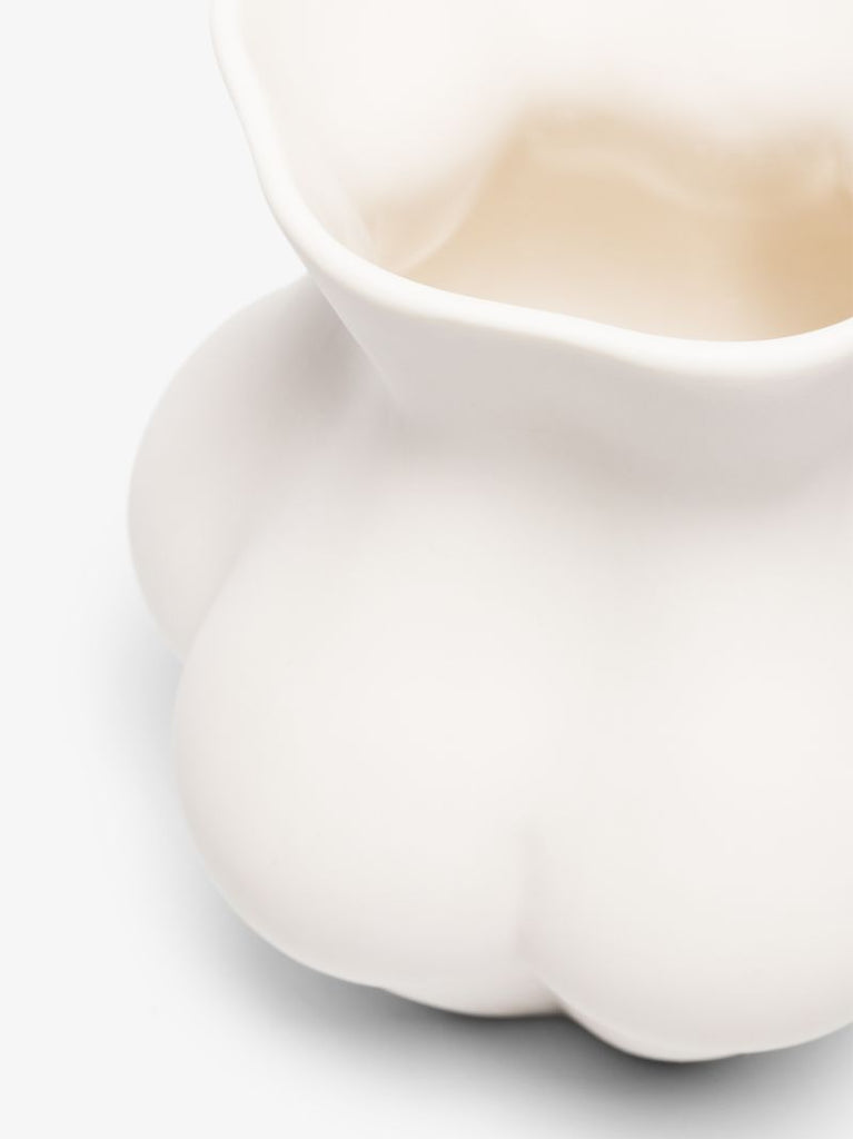 White Kiwis Derriere Vase