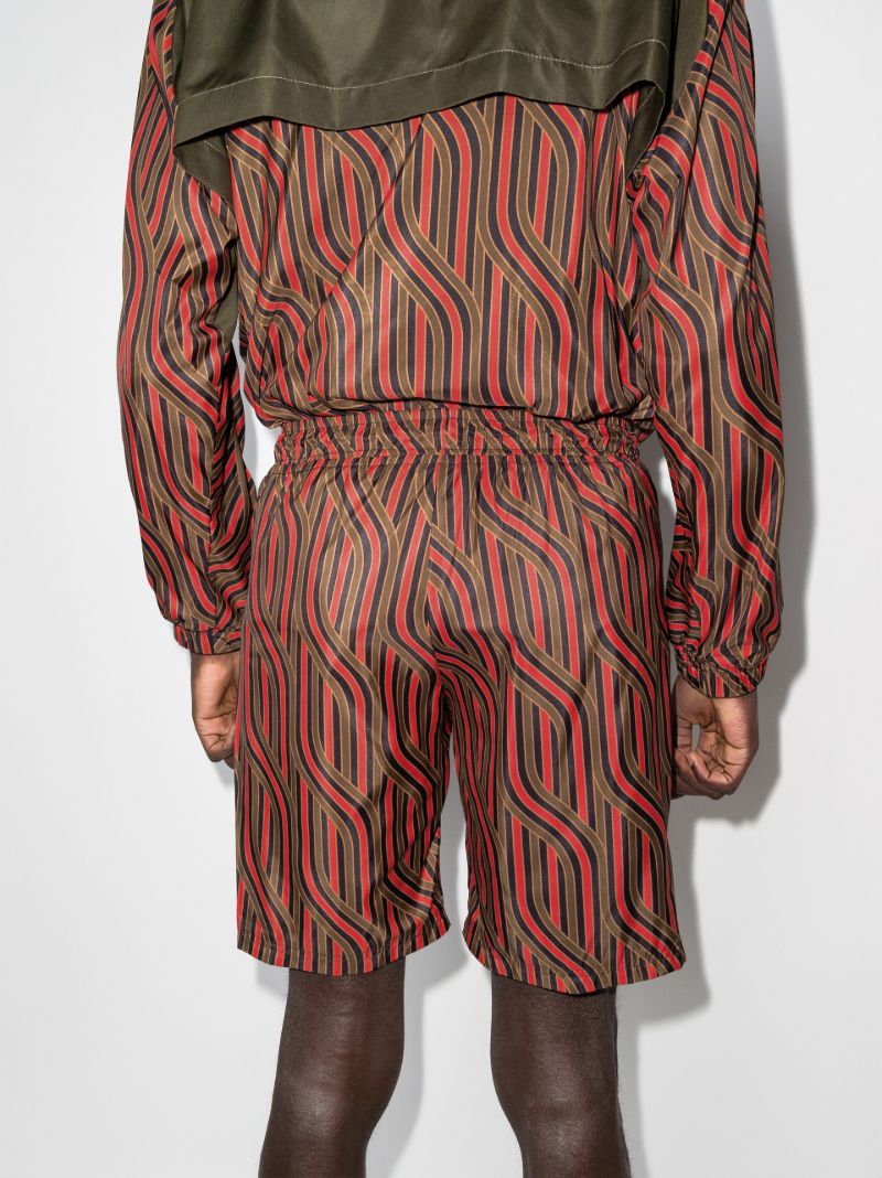Braid Print Bermuda Shorts
