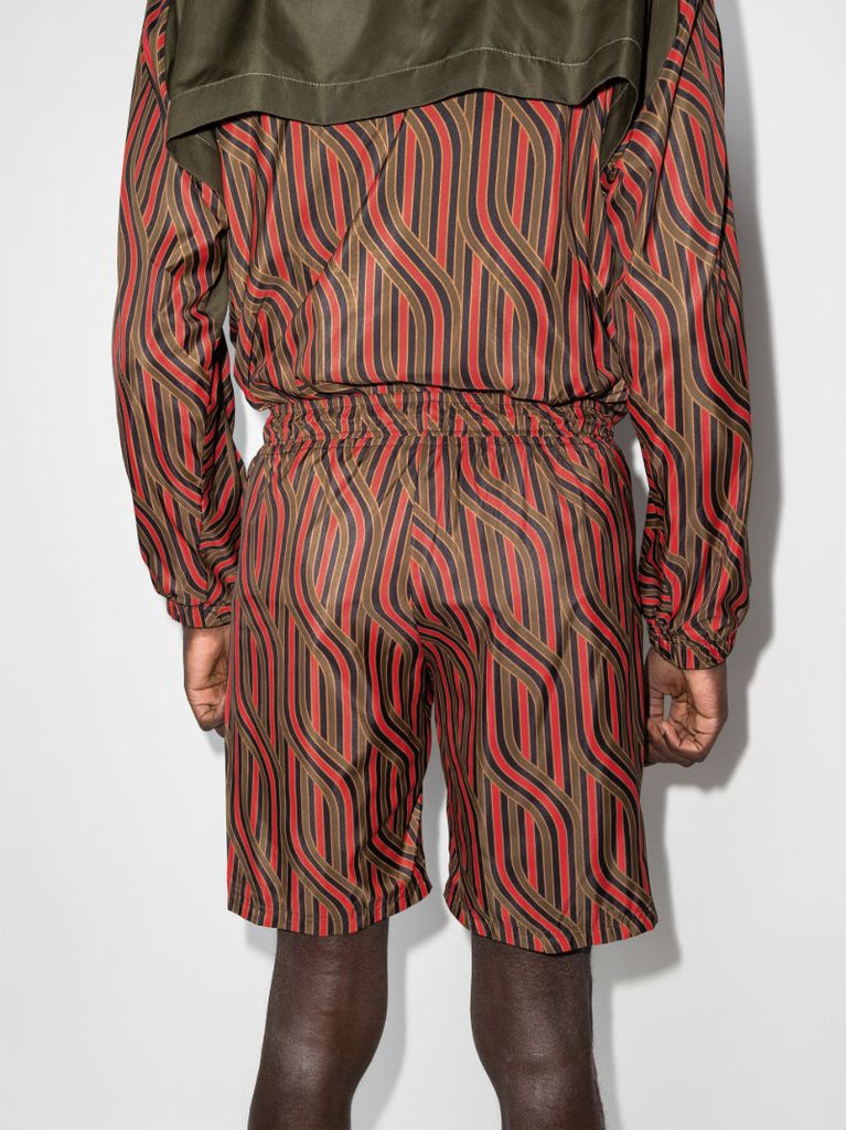 Braid Print Bermuda Shorts