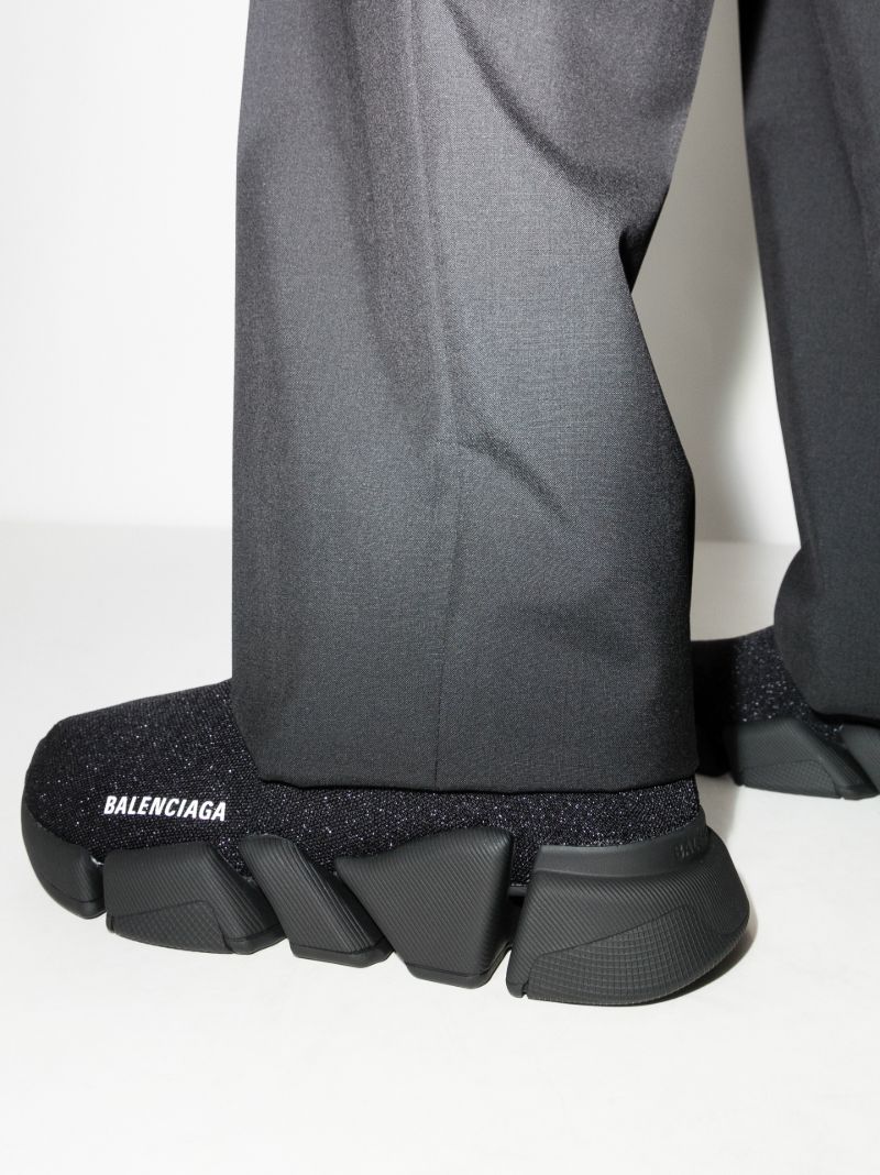 Black Speed 2.0 Sock Sneakers