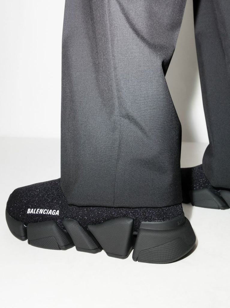 Black Speed 2.0 Sock Sneakers